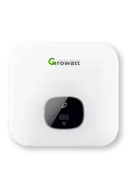 Growatt solar inverter device with logo